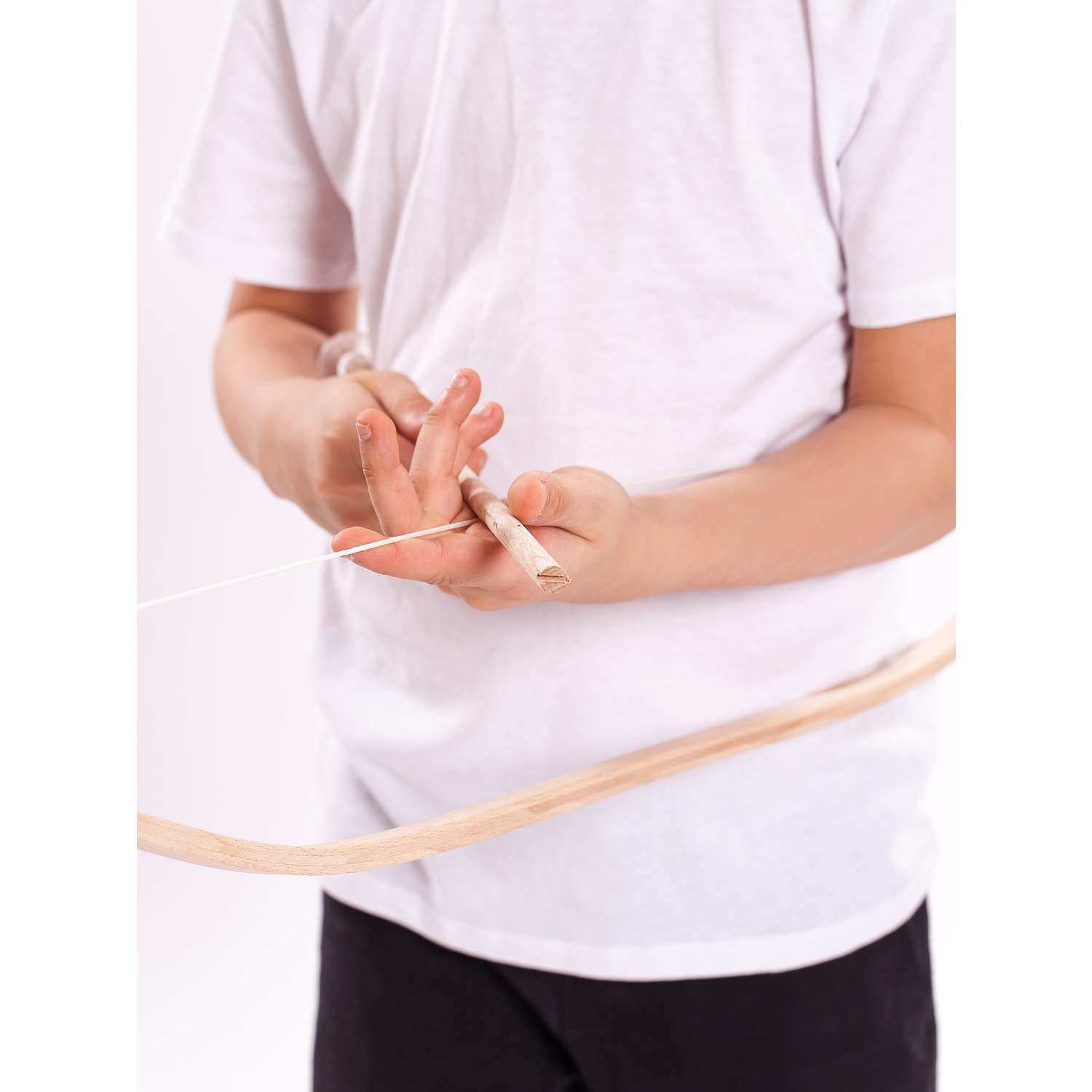 Деревянный лук Древо Игр детский со стрелами на присосках - фото 7