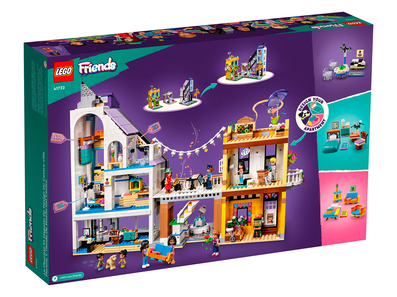 Конструктор детский LEGO Friends Магазины цветов 41732 - фото 1