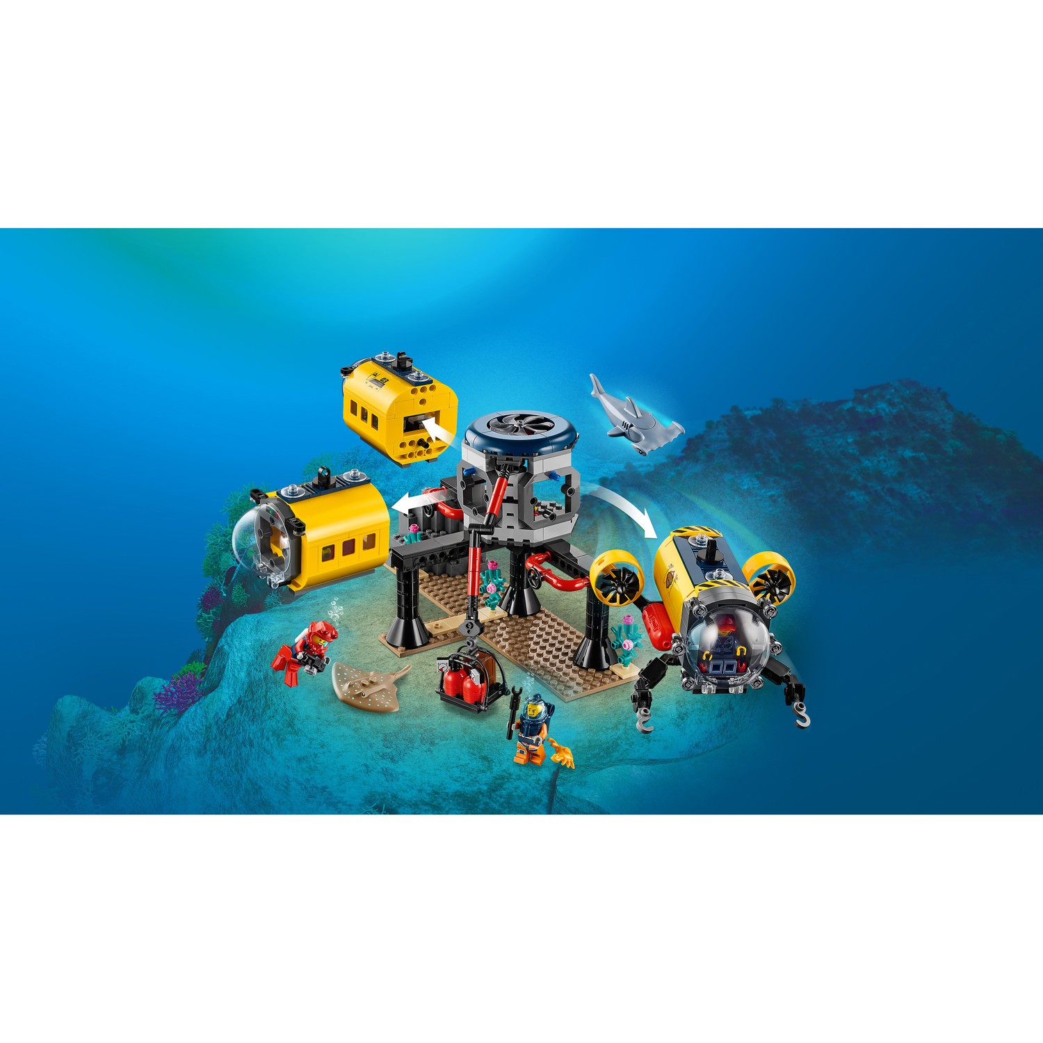 Конструктор LEGO City Исследовательская база блочный - фото 12