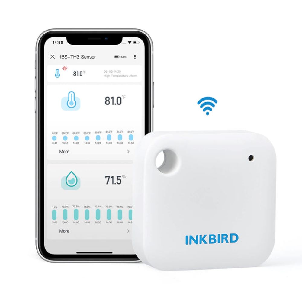 Термогигрометр INKBIRD Wi-Fi IBS-TH3 купить по цене 3499 ₽ в  интернет-магазине Детский мир