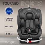 Автокресло Indigo TOURNEO ISOFIX группа 0+1+2+3 (0-36 кг) черный