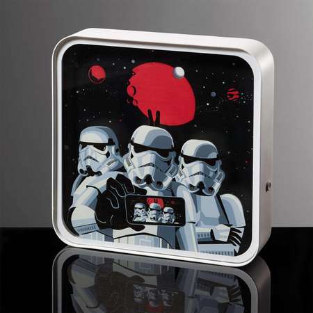 Настольный светильник-ночник Star Wars светодиодный 3D Звёздные войны Штурмовик