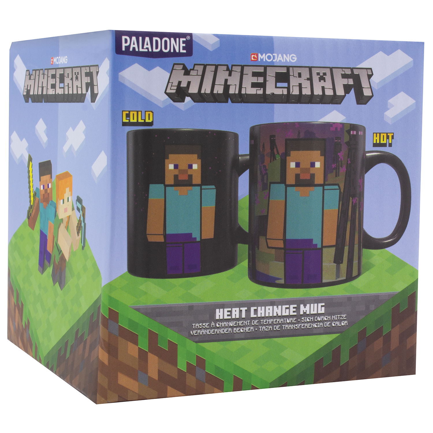 Кружка PALADONE Minecraft Enderman Heat Change Mug 325ml PP6583MCF - фото 3