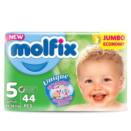 Подгузники Molfix Comfortfix 44 шт. 5