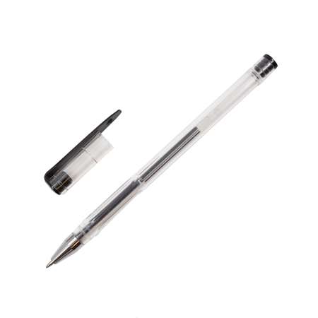 Ручка гелевая CENTRUM для каллиграфии рисования и письма с металлическим наконечником 0.7 мм черная