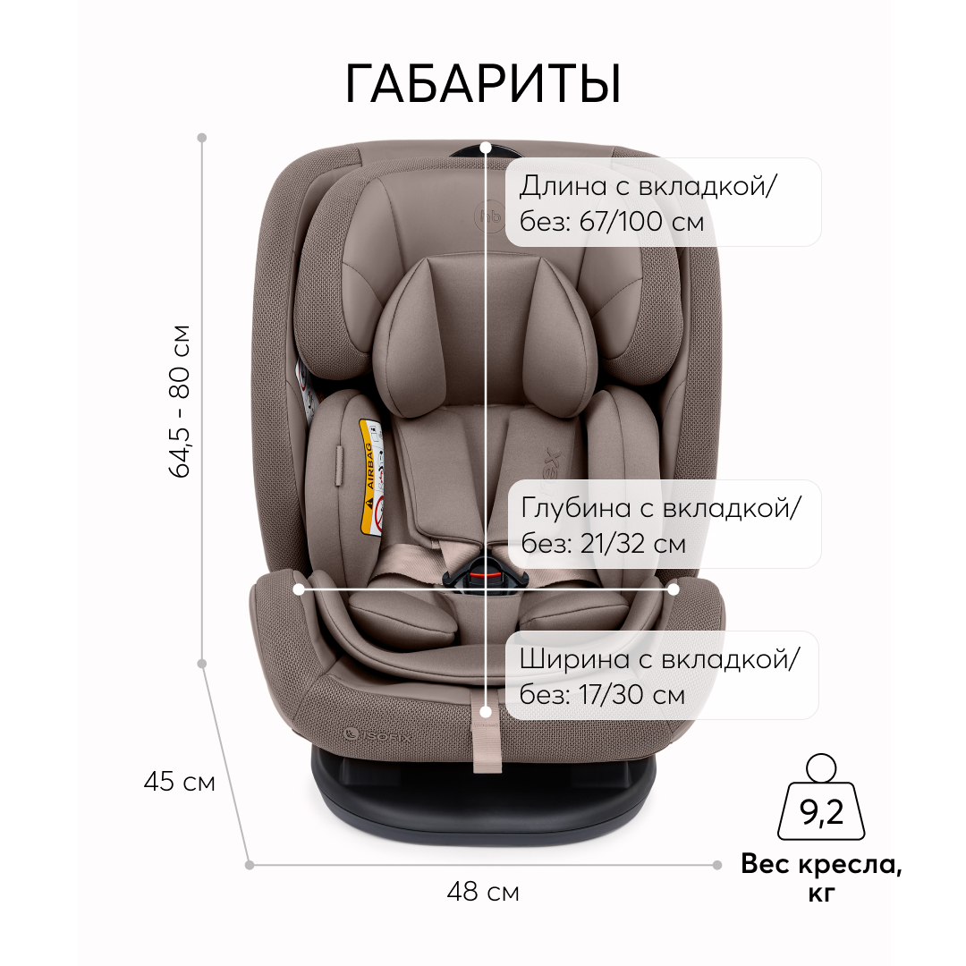 Автокресло Happy Baby Orex Isofix 0+/1/2/3 (0-36 кг) - фото 6