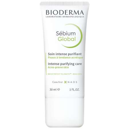 Крем Bioderma Sebium глобаль для жирной и проблемной кожи склонной к акне 30 мл