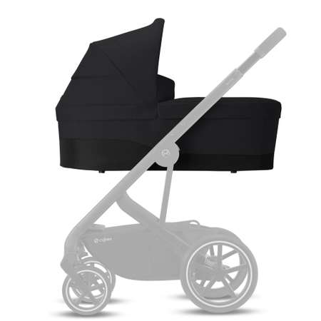 Коляска 3в1 Cybex Balios S BLK с дождевиком Deep Black