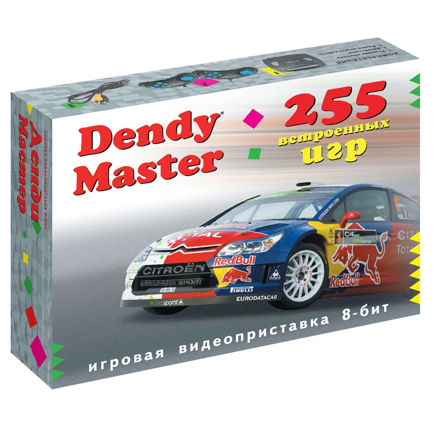 Игровая приставка Dendy Master 255 игр DM-255 - фото 2