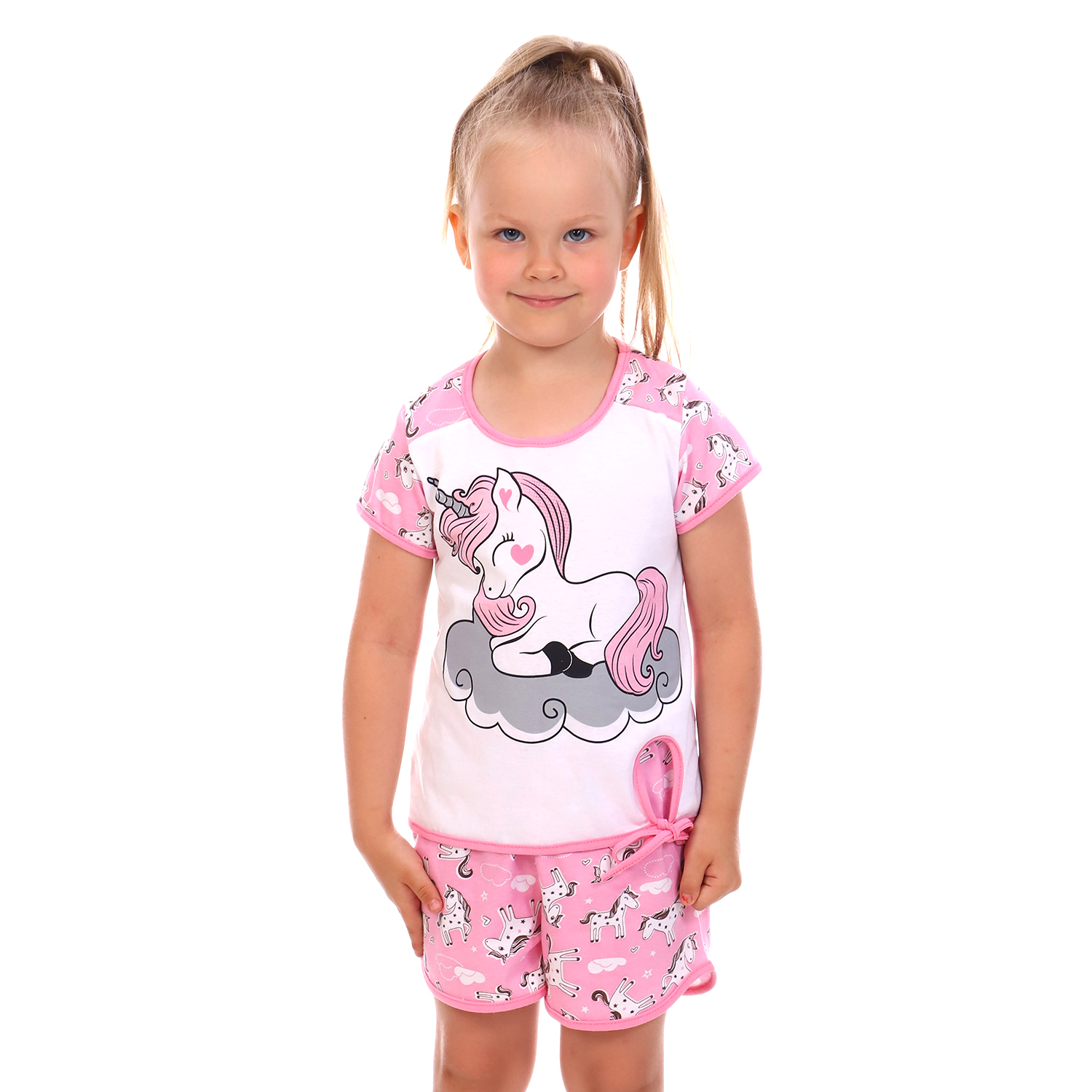 Пижама Детская Одежда 0022Р/розовый - фото 1