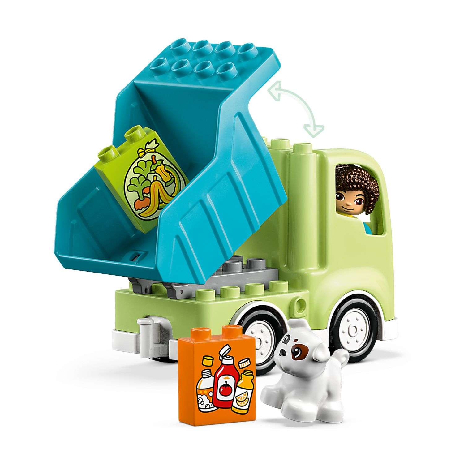 Конструктор LEGO DUPLO Recycling Truck 10987 - фото 4