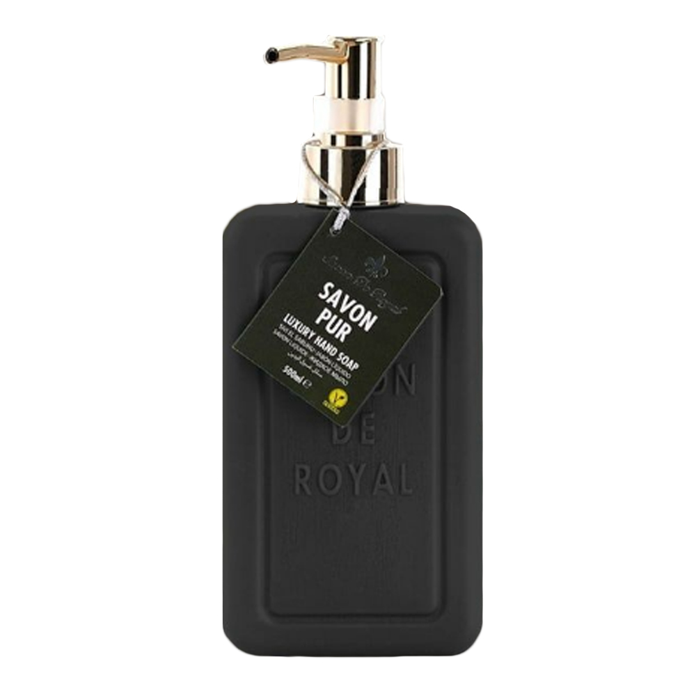 Жидкое мыло для рук и лица Savon De Royal Premium Black 500 мл - фото 1