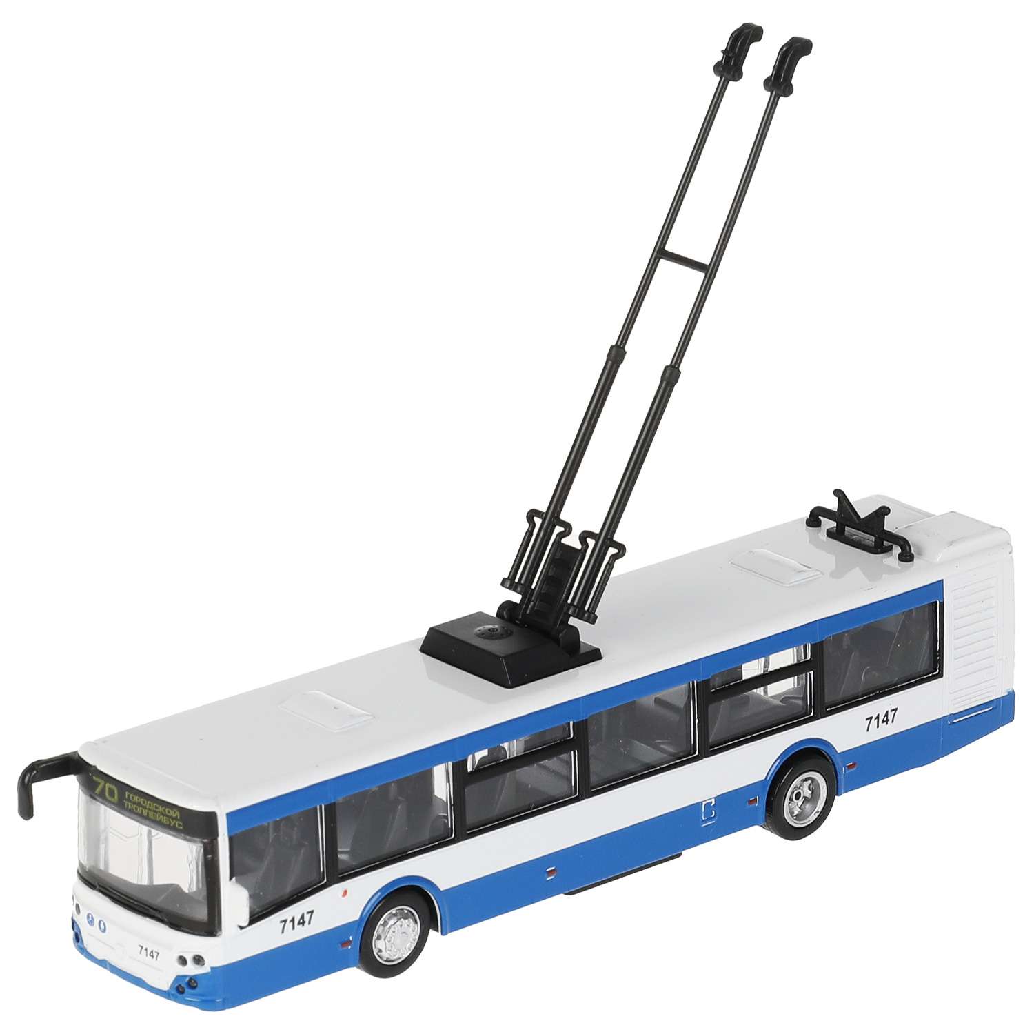 Модель Технопарк Городской троллейбус 326456 326456 - фото 1