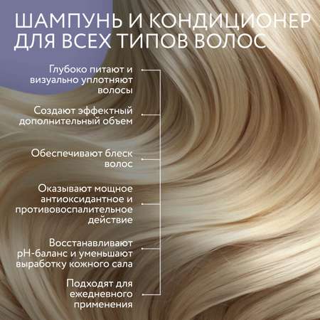 Косметический набор для объема волос Ollin Perfect hair pro volum 2х400 мл