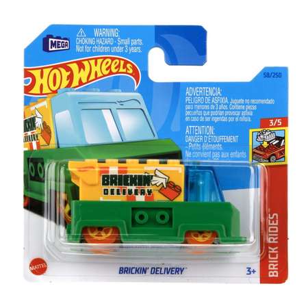 Грузовик Hot Wheels Brickin delivery 1:64