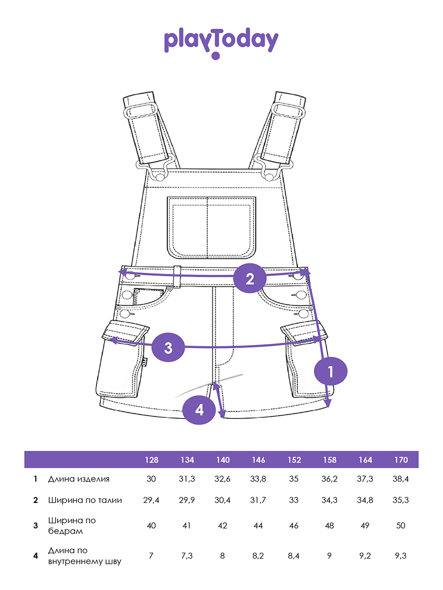 Полукомбинезон PlayToday 12521223 - фото 8
