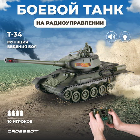 Танк РУ CROSSBOT Т-34 1:24