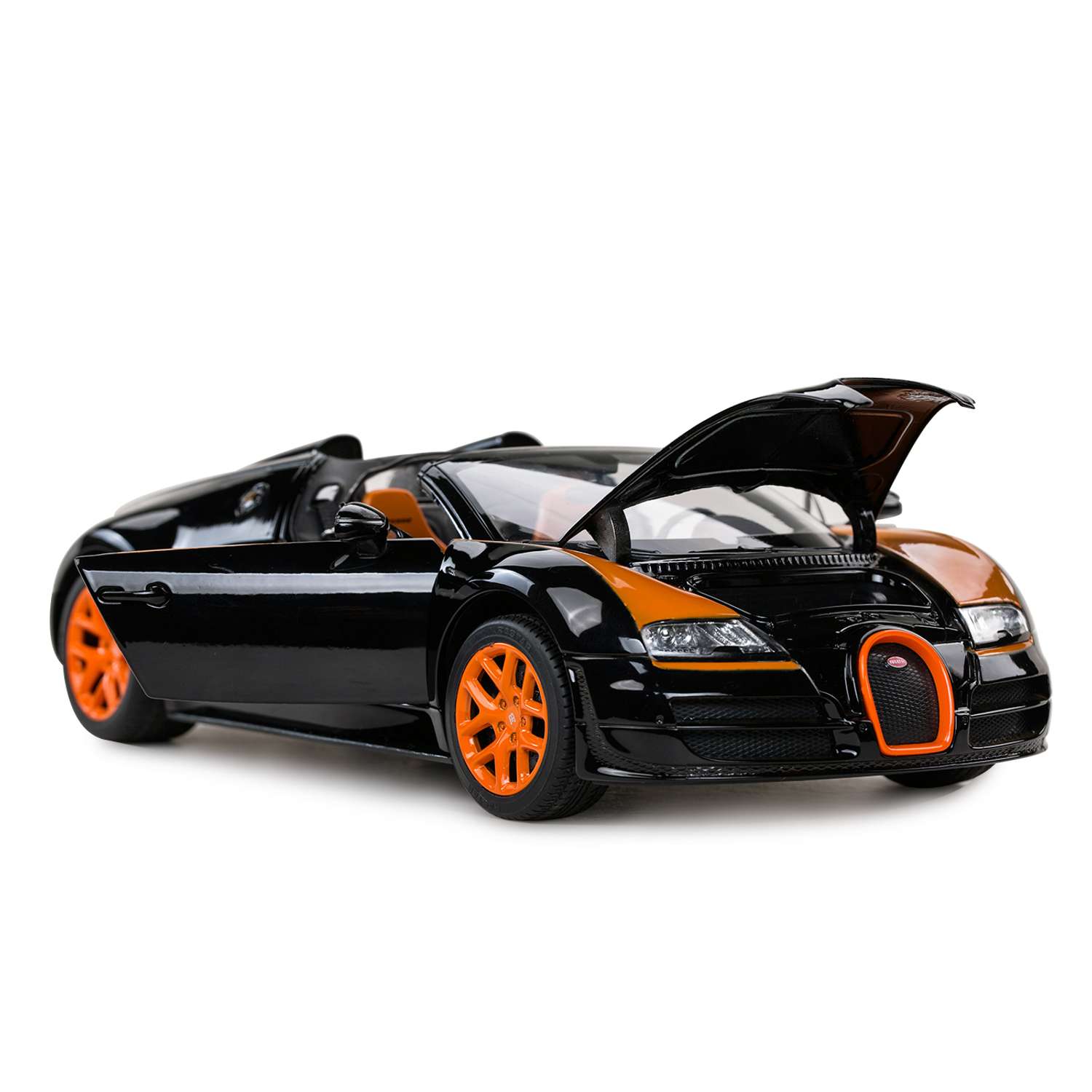 Машинка Rastar Bugatti GS Vitesse 1:18 черная 43900 - фото 2