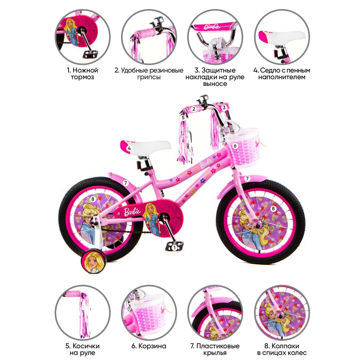 Детский велосипед Navigator Barbie - фото 2