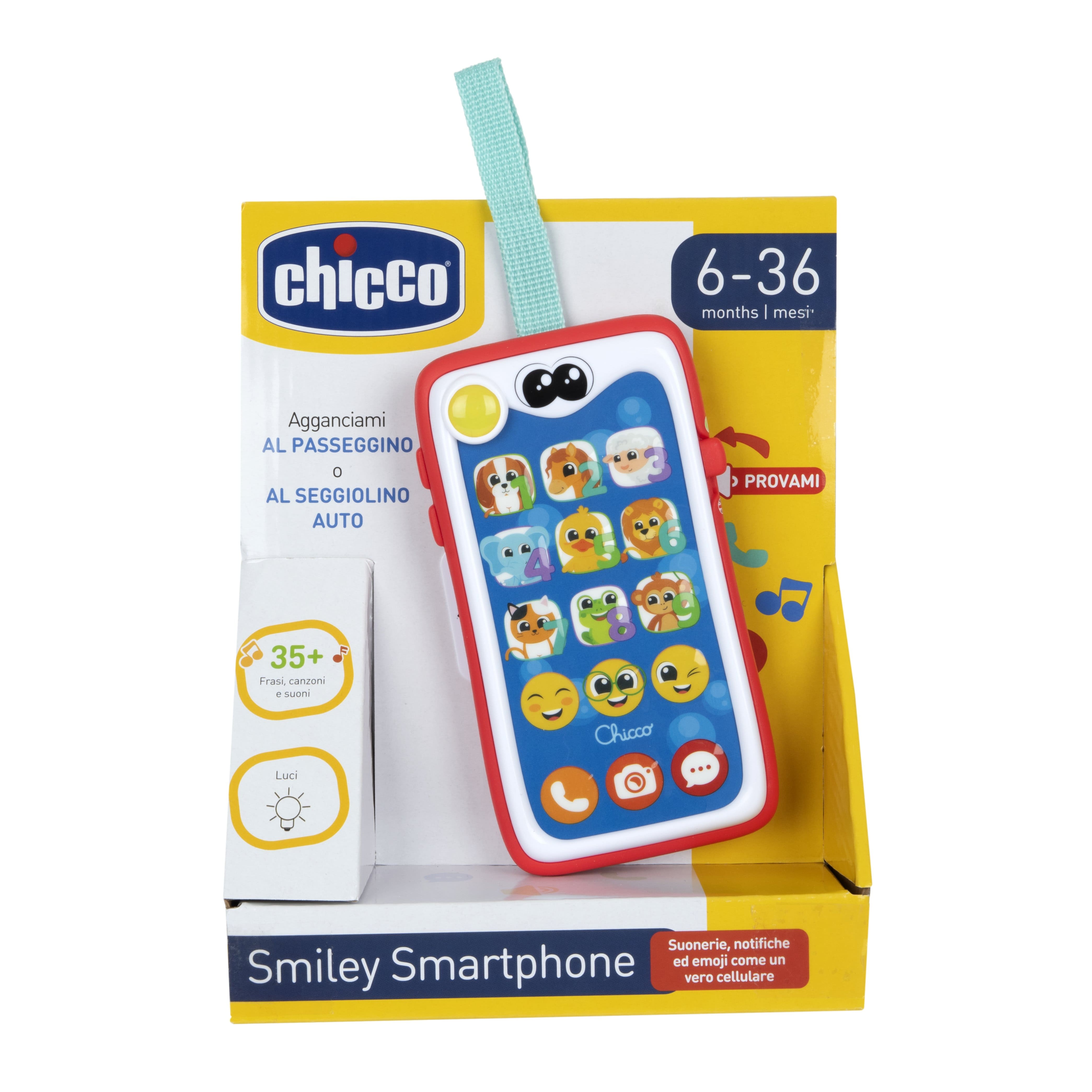 Игрушка Chicco пластиковая музыкальная Мой первый смартфон 00011161000000 - фото 7