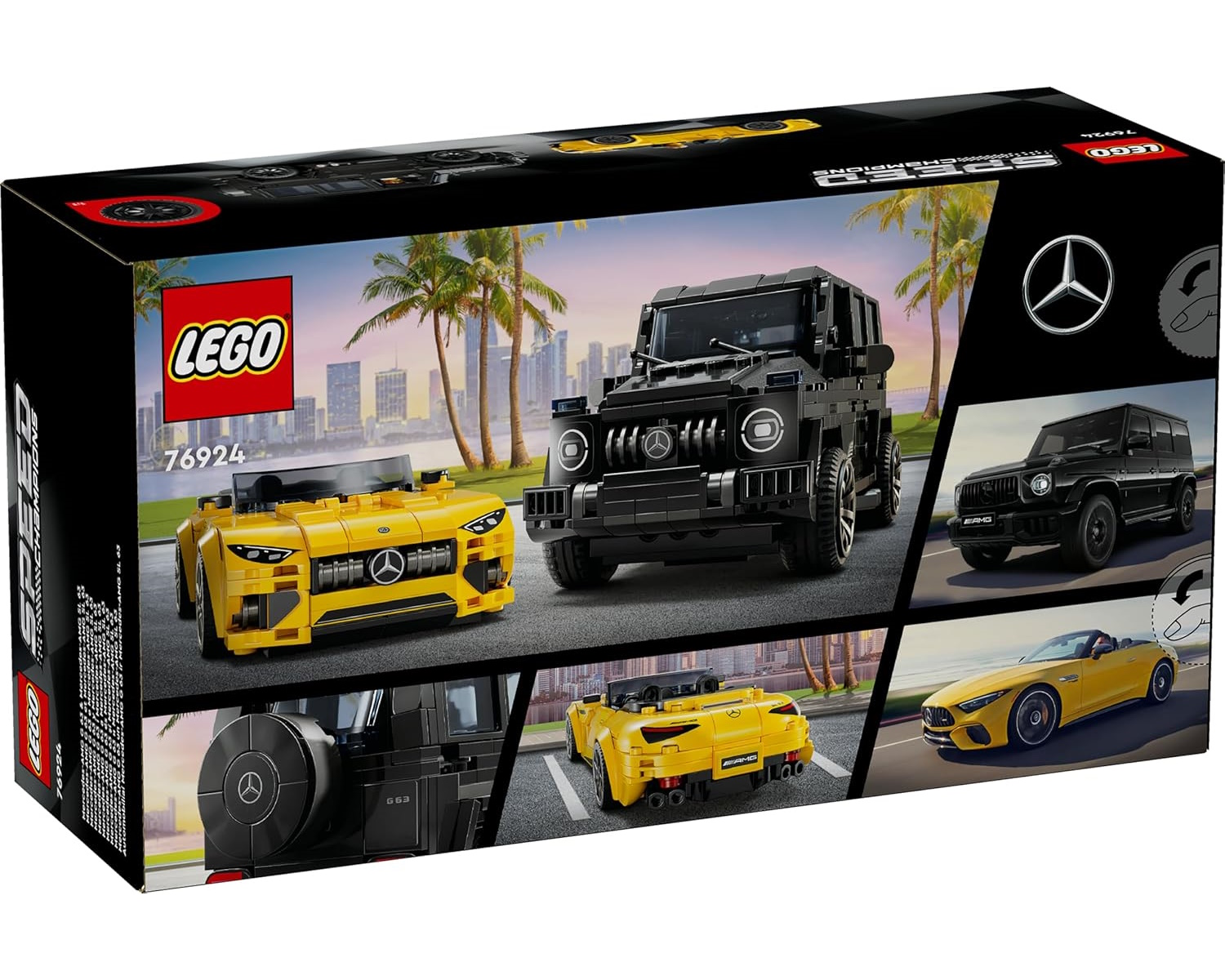 Конструктор LEGO Speed Champions Mercedes-AMG G 63 -Mercedes V29 76924 - фото 7