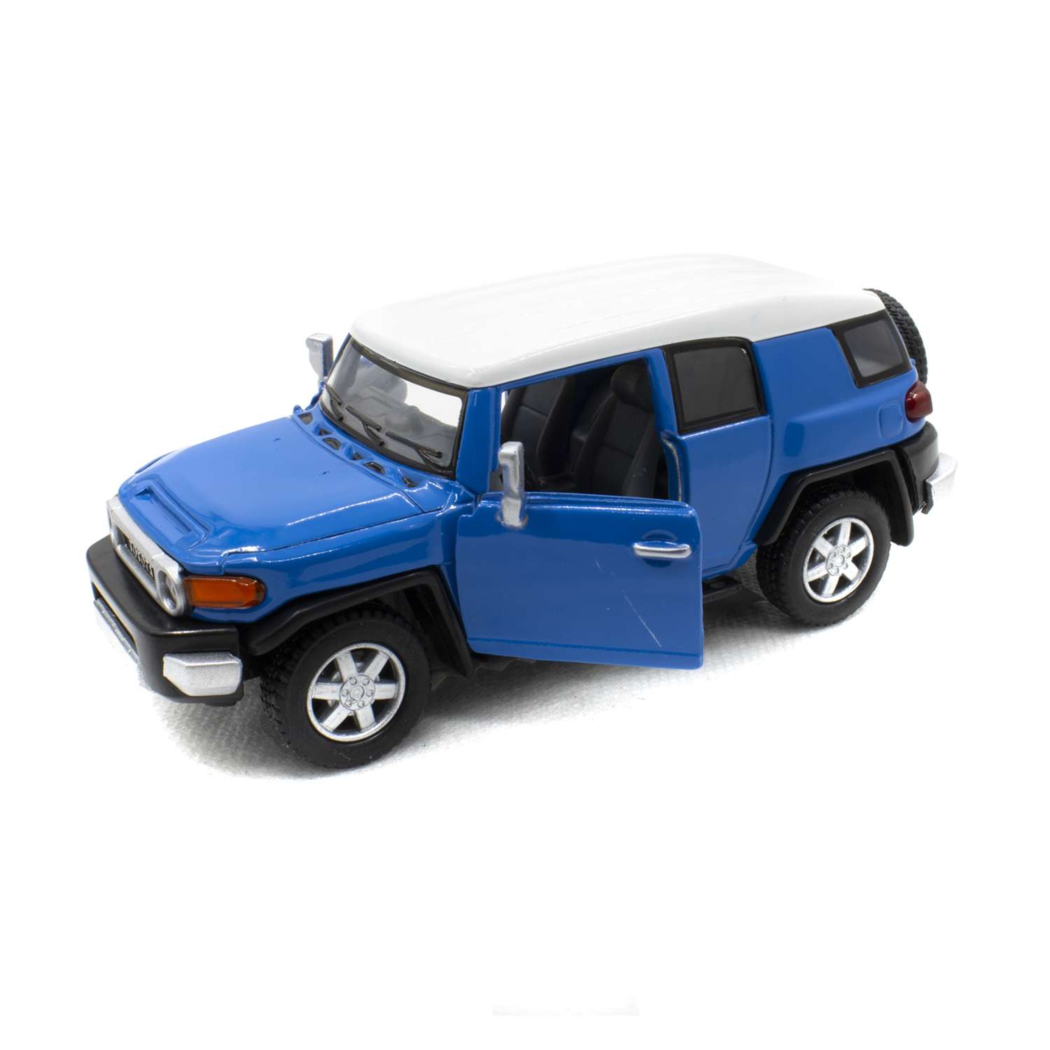 Модель автомобиля KINSMART Тойота FJ крузер синий АМ001/7 - фото 2