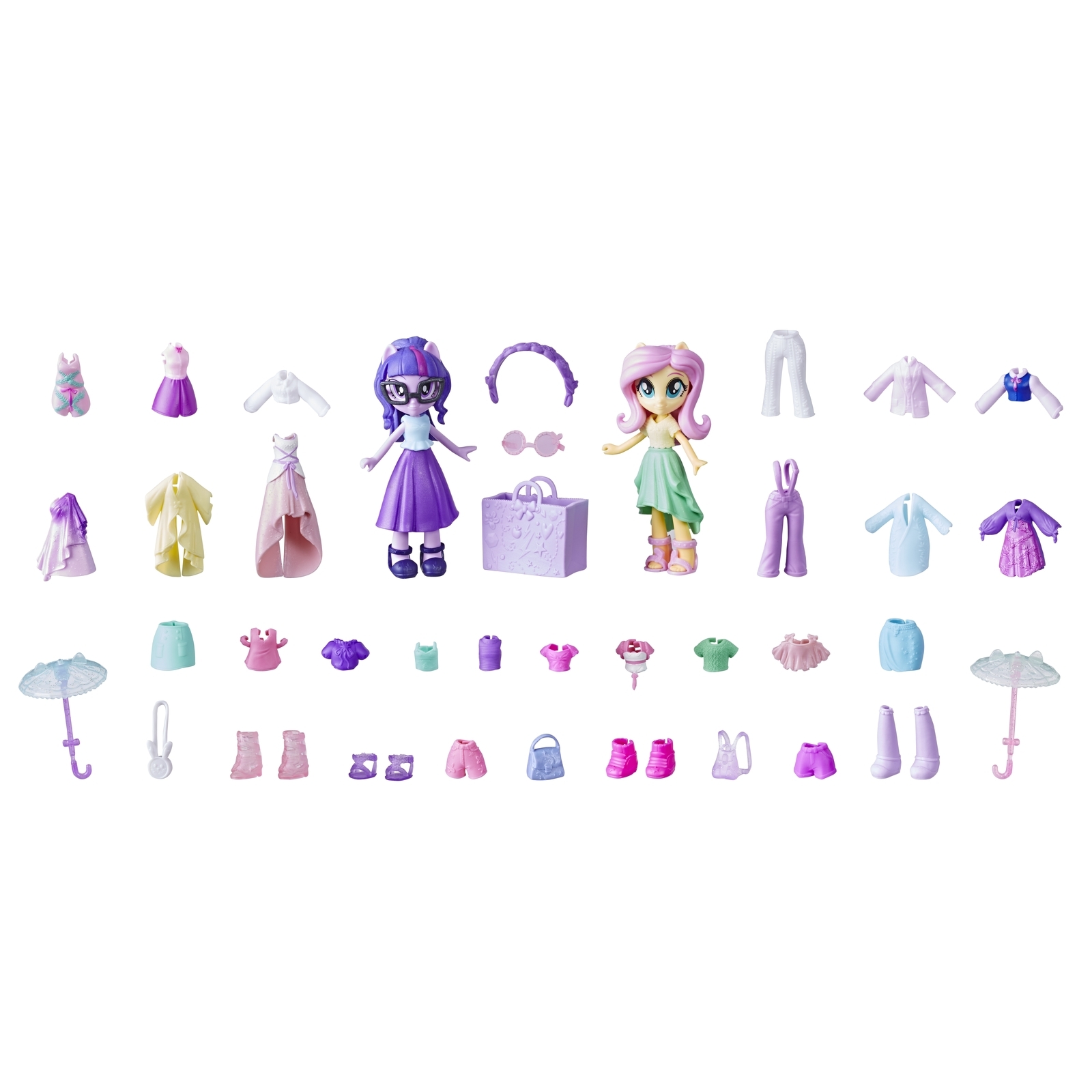 Набор игровой MLP Equestria Girls Мини-кукла Твайлайт и Флаттершай E4273EU4  купить по цене 499 ₽ в интернет-магазине Детский мир