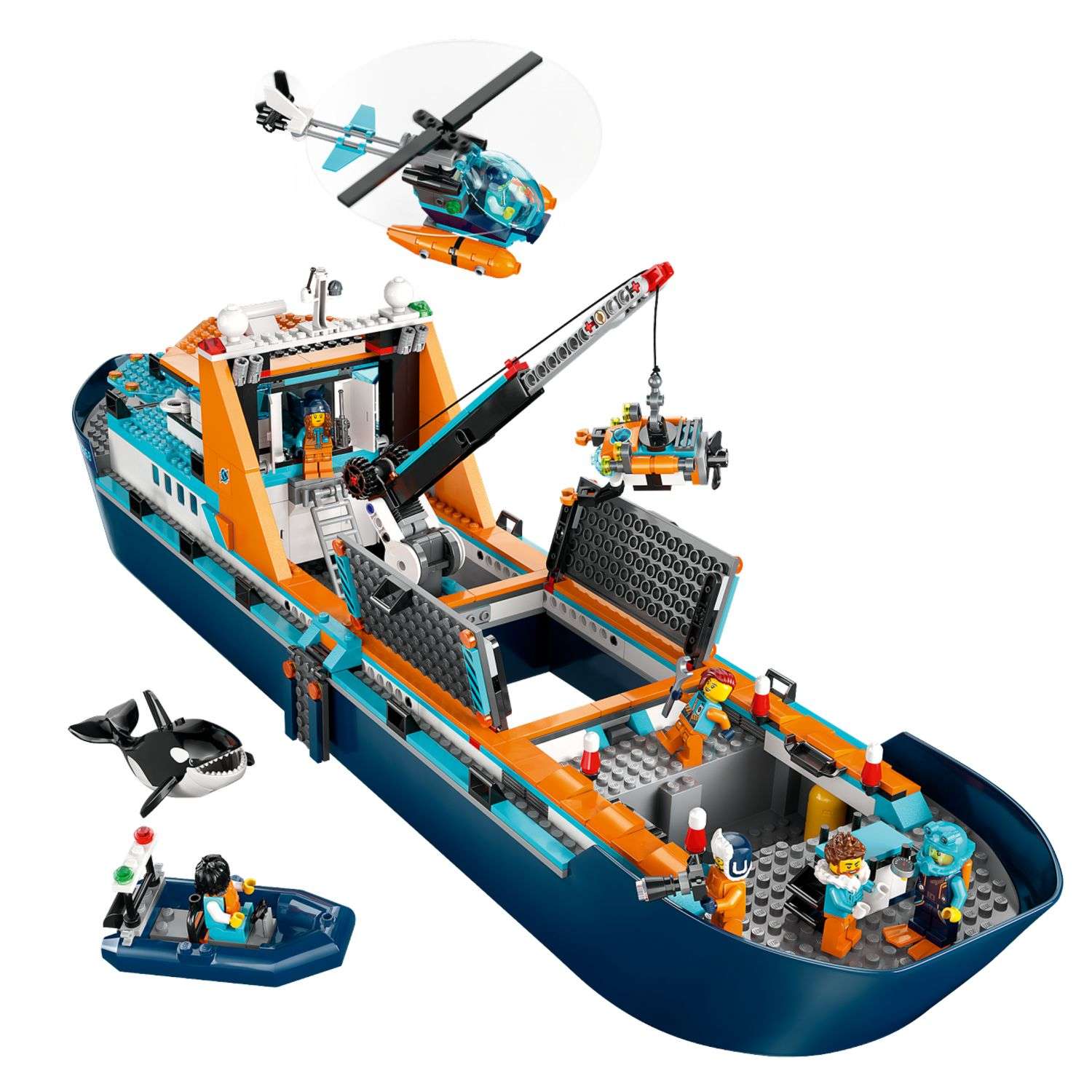 Конструктор LEGO City Arctic Explorer Ship 60368 - фото 4
