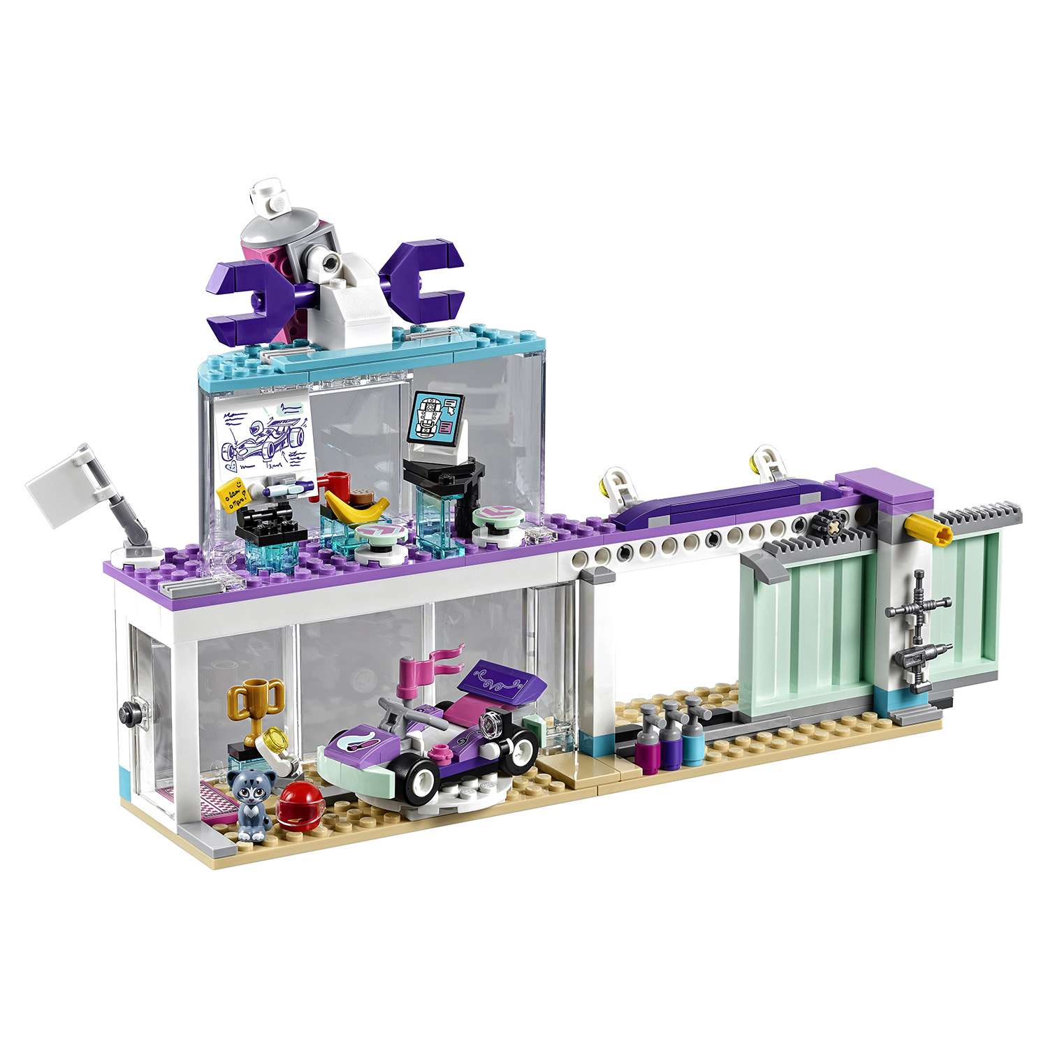 Конструктор LEGO Friends Мастерская по тюнингу автомобилей 41351 - фото 15