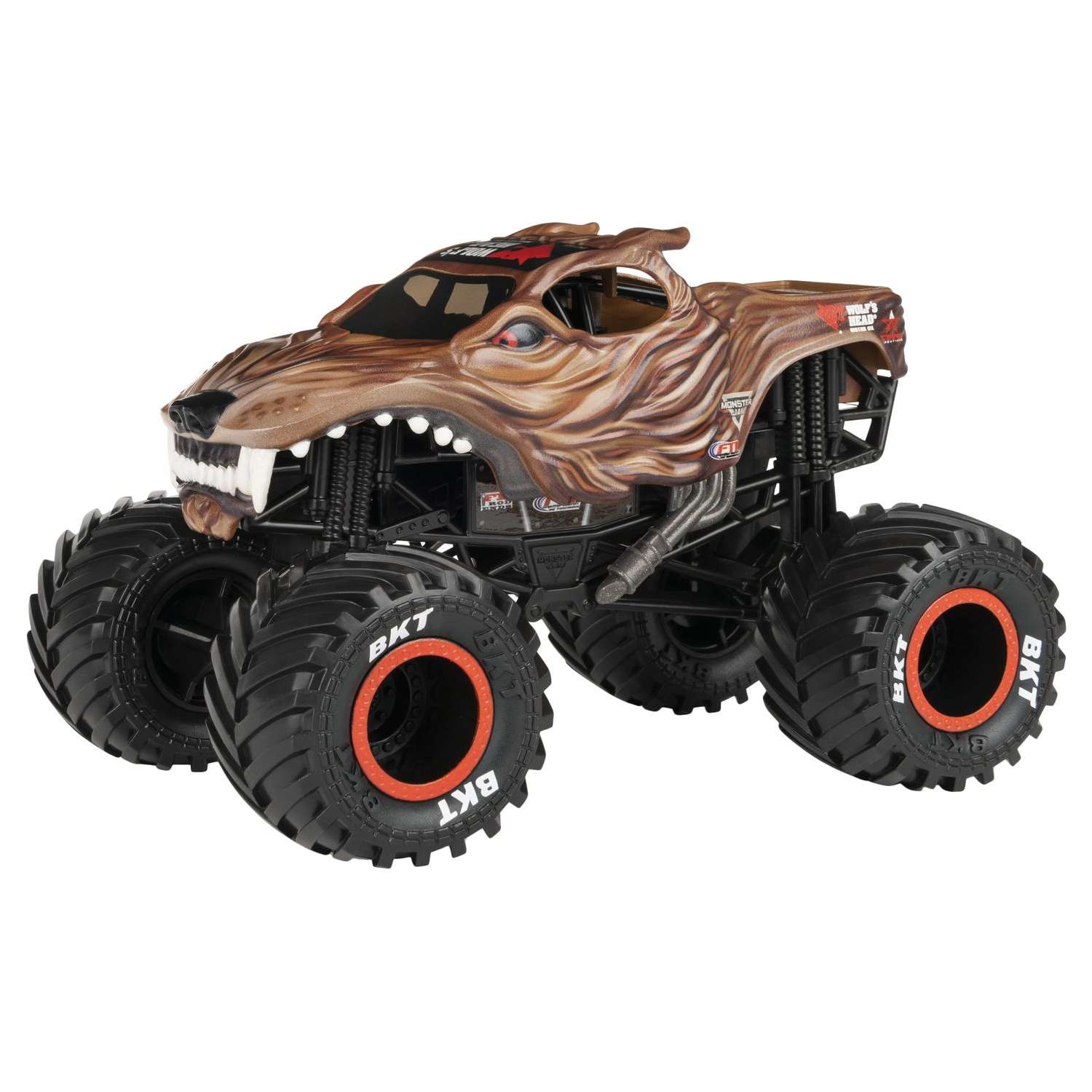 Машинка Monster Jam 1:24 Wolf head 6060924 6060924 - фото 4