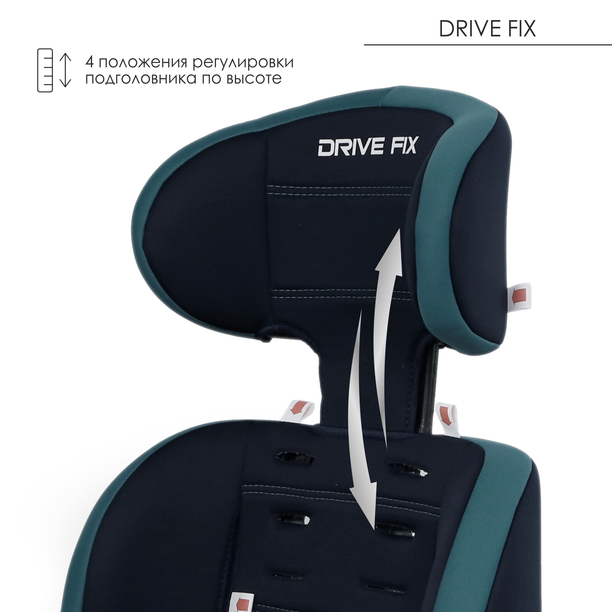 Автокресло Babyton Drive Fix Indigo-Aqua - фото 11