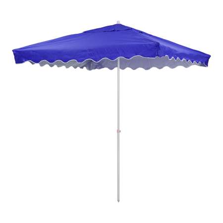 Зонт пляжный BABY STYLE большой от солнца с клапаном туристический 2х2 м плащевка синий