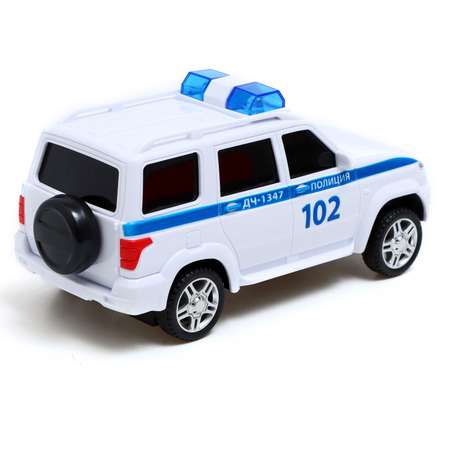 Машина Автоград радиоуправляемая «УАЗ Патриот. Полиция» 15 5 см свет белый PATRIOT