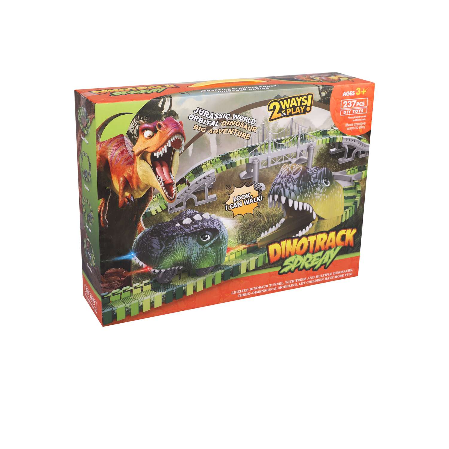 Игровой набор Автотрек Наша Игрушка для мальчиков с динозаврами 652826 - фото 7