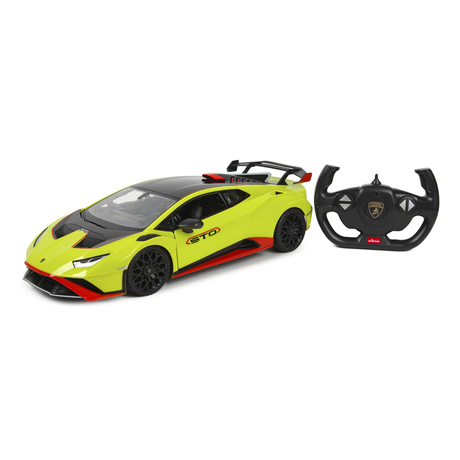 Машина Rastar РУ 1:14 Lamborghini Huracan Зеленая 98700G купить по цене  3999 ₽ в интернет-магазине Детский мир