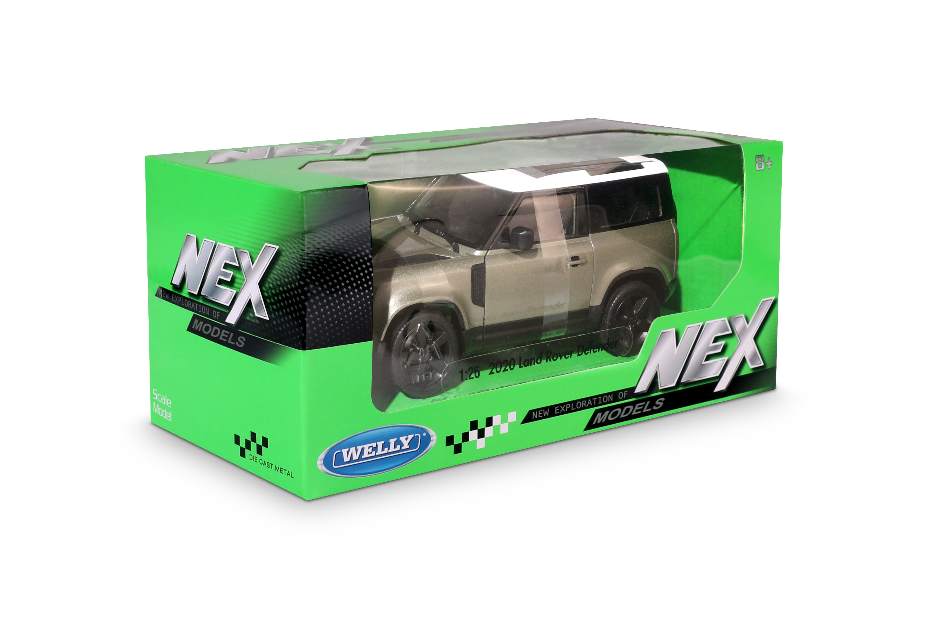 Внедорожник Welly Land Rover 1:24 без механизмов 24110W - фото 4