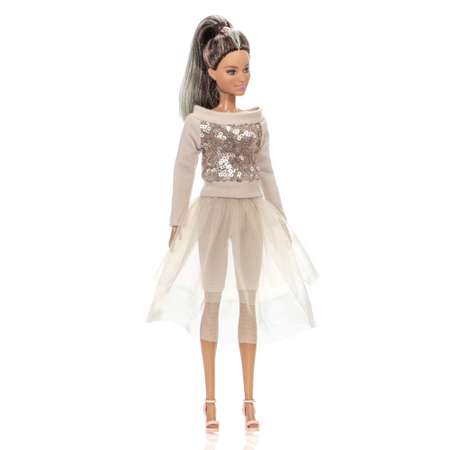 Одежда для кукол VIANA типа Барби 11.147.4 комплект бежевый