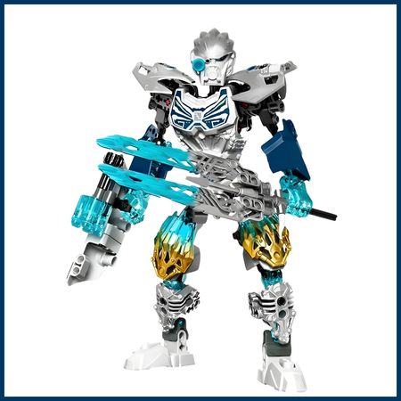 Игрушка LX Конструктор Bionicle Копака и Мелум Объединение Льда 193 детали