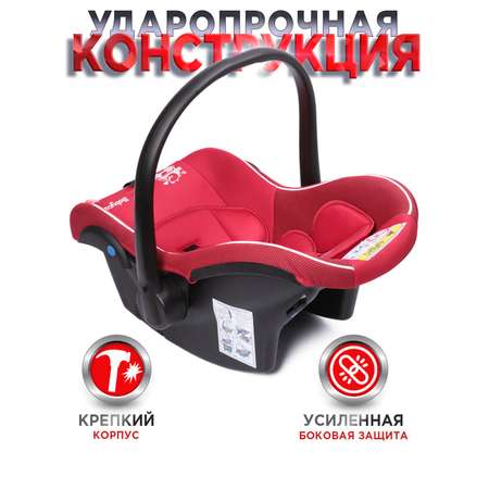 Автокресло BabyCare Lora красный