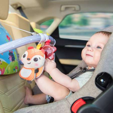 Дуга Benbat для автомобиля развивающая с игрушками Double Sides Car Arch