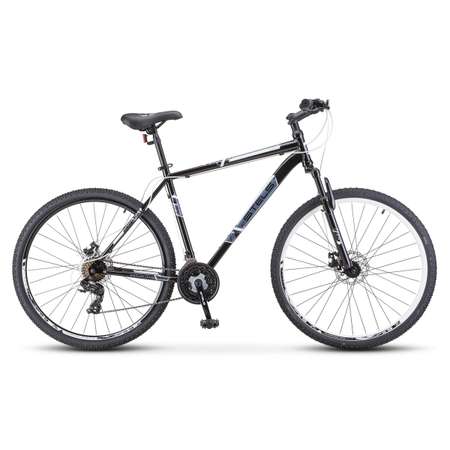 Велосипед STELS Navigator-700 MD 27.5 F020 17.5 Чёрный/белый