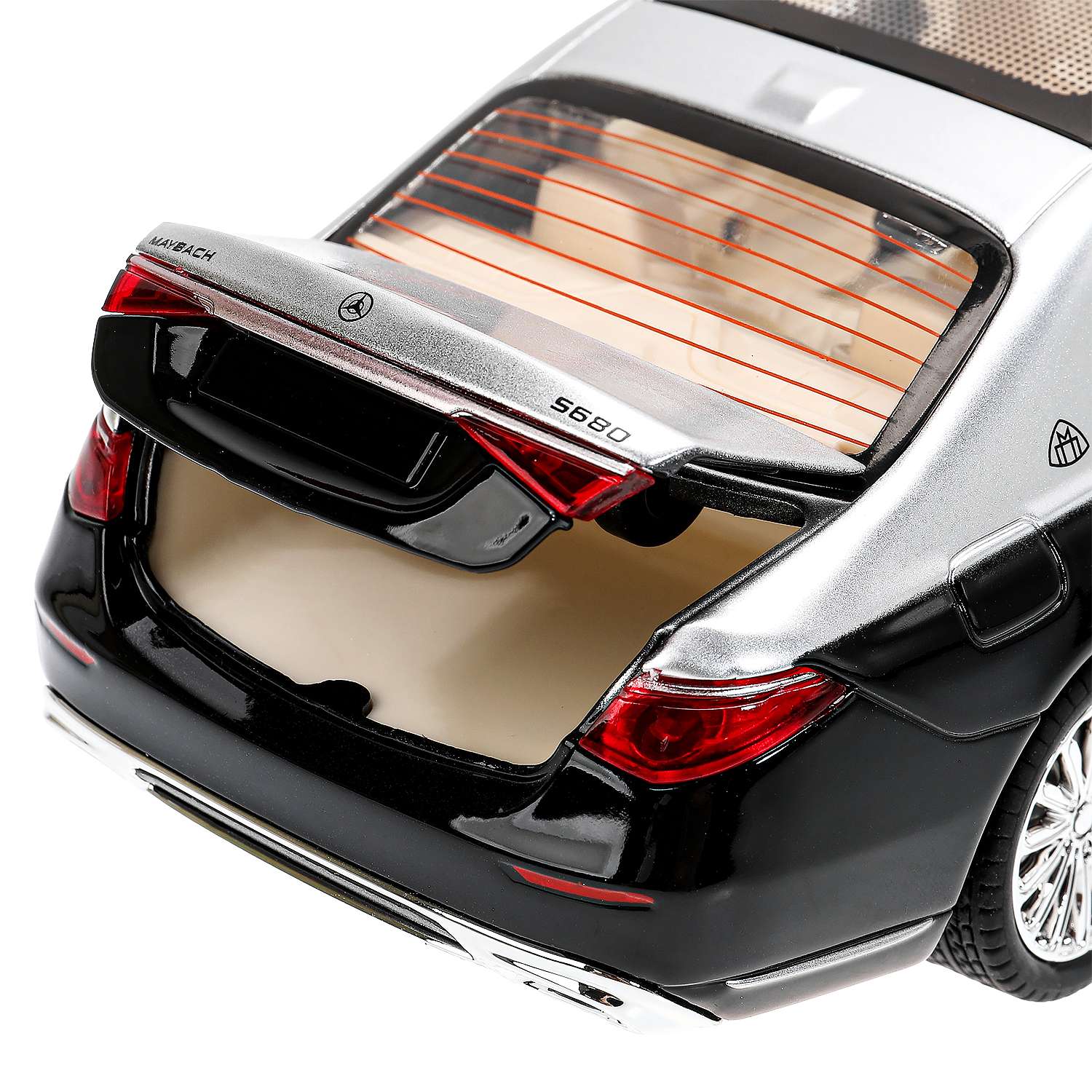 Автомобиль Huada Toys Mercedes Benz 1:24 черный 384070 - фото 12