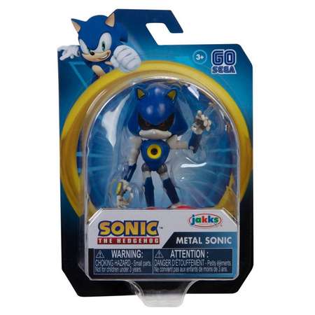 Фигурка Jakks Pacific Металлический Соник 6 см