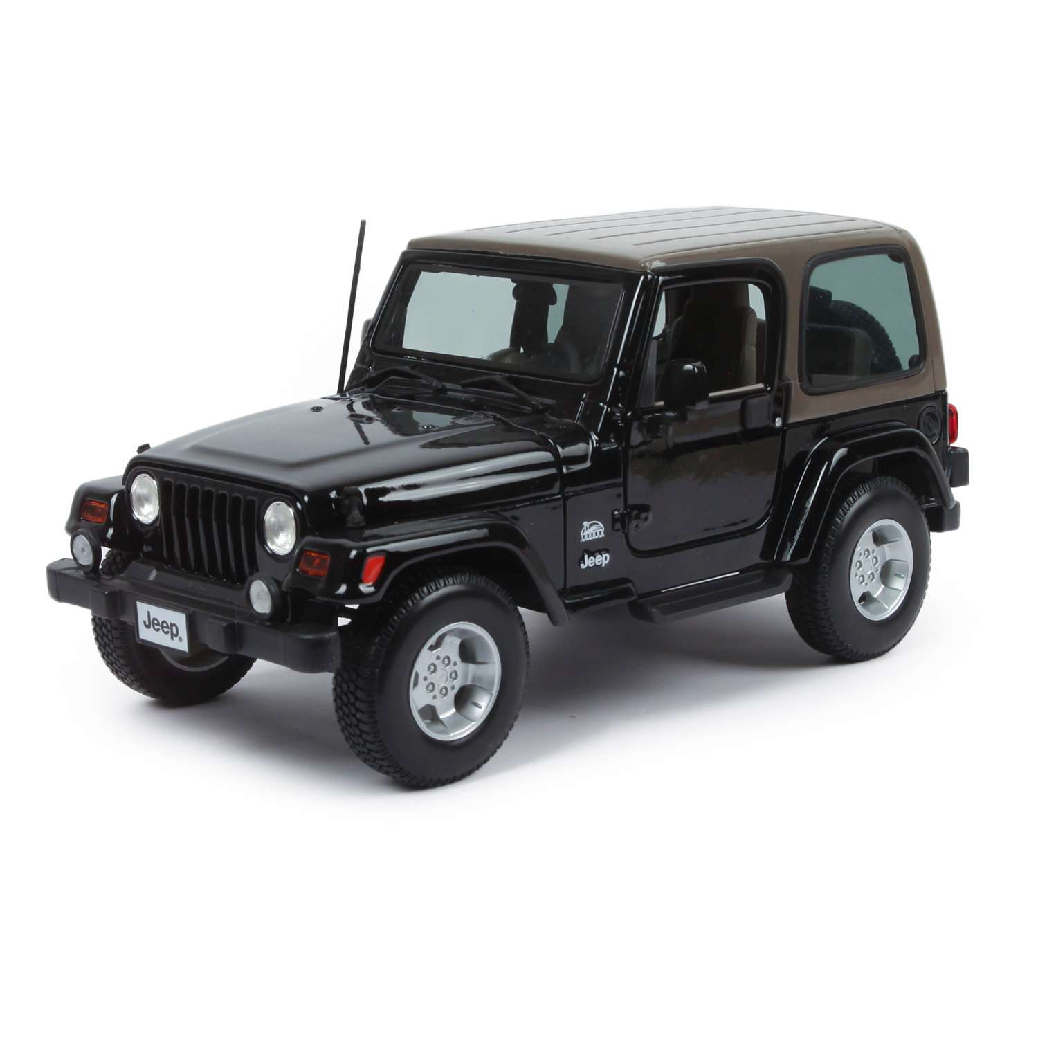 Машина MAISTO 1:18 Jeep Wrangler Sahara Черная 31662 31662 - фото 1