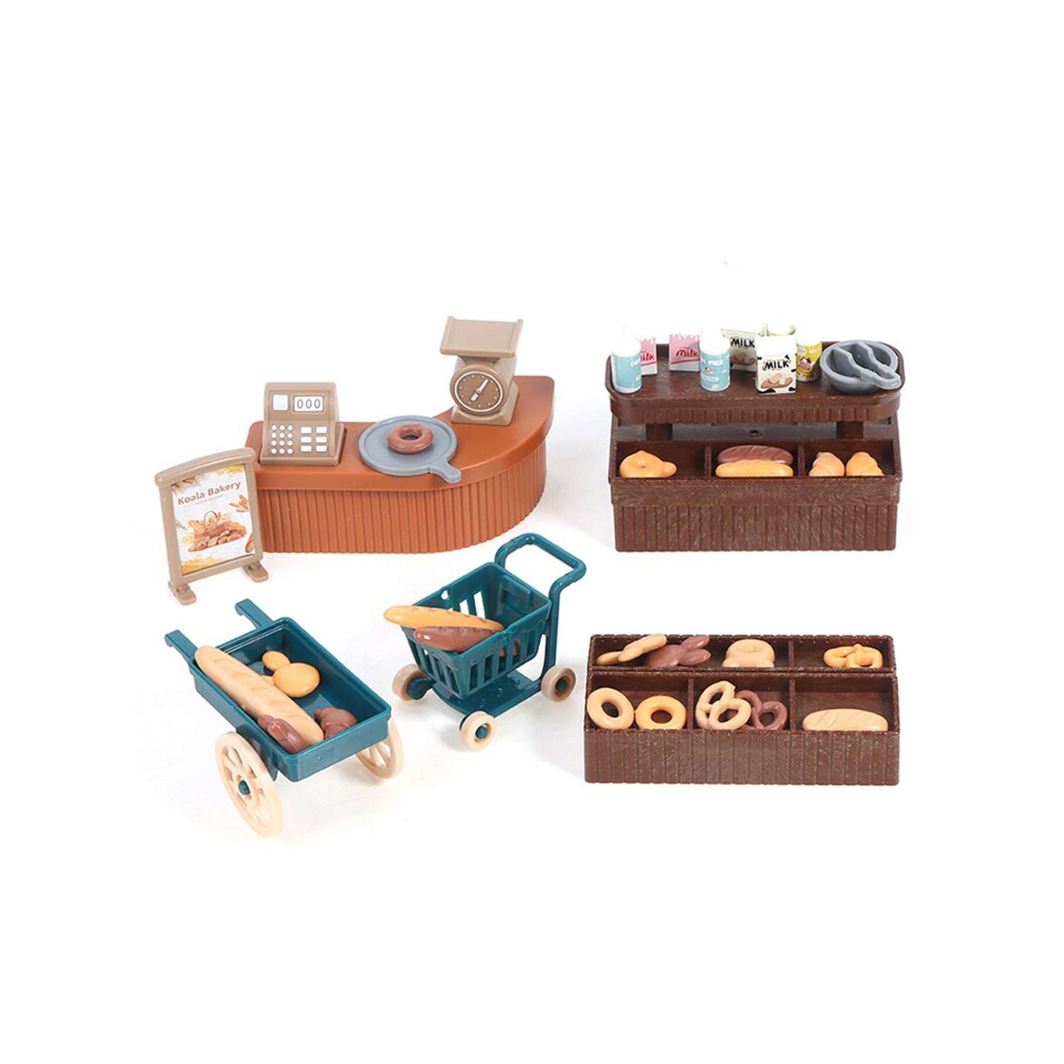 Игровой набор SHARKTOYS Игрушечная мебель и аксессуары для магазина Пекарня 1040000006 - фото 1