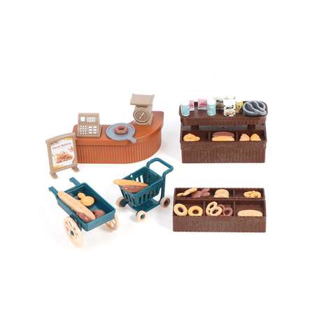 Игровой набор SHARKTOYS Игрушечная мебель и аксессуары для магазина Пекарня
