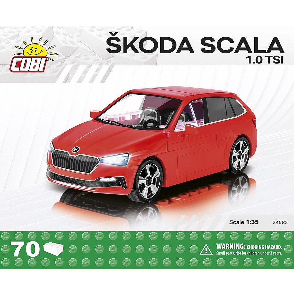 Конструктор COBI Автомобиль Škoda Scala 1 0 TSI 70 деталей - фото 6