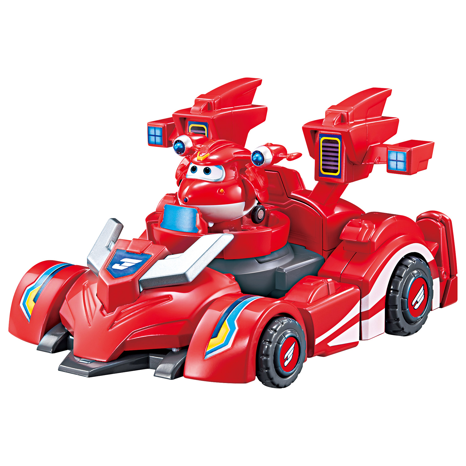 Машина трансформер Super Wings с фигуркой Джетта мини EU770351 - фото 2