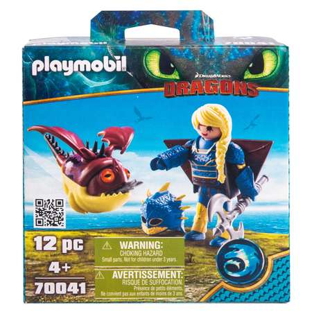 Конструктор Playmobil Dragons Астрид с Объедалой 70041pm