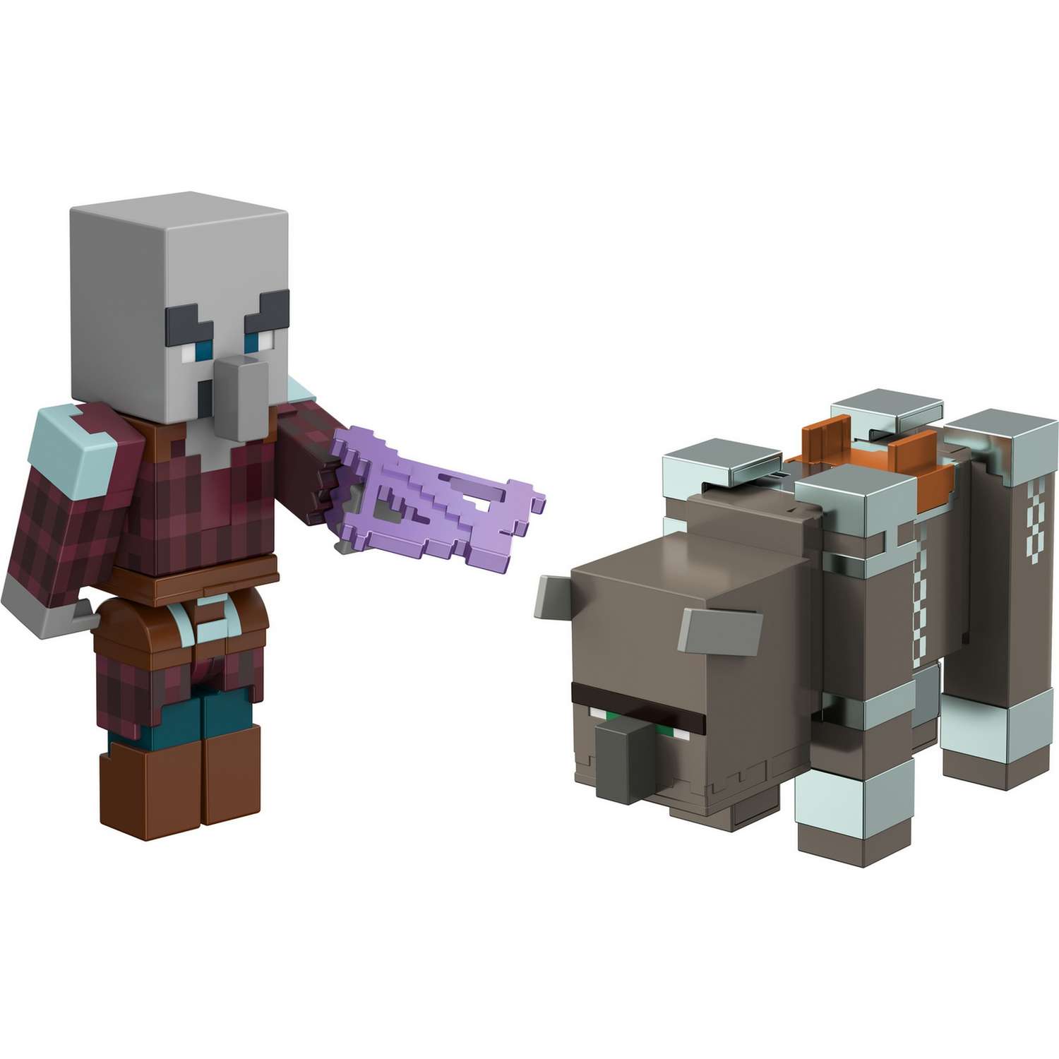 Набор фигурок Minecraft Разоритель и Капитан Разбойников GTT54 - фото 9